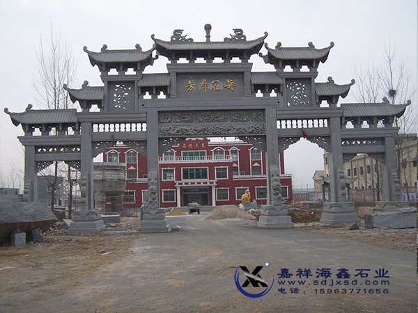 五門(mén)九樓石雕牌坊
