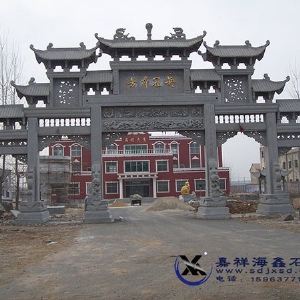 五門(mén)九樓石雕牌坊