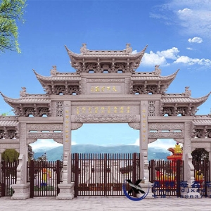 五門(mén)九樓石雕牌坊