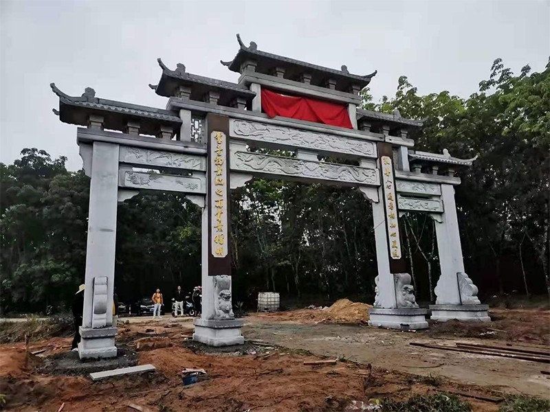 景區(qū)石牌坊門(mén)樓設(shè)計(jì)制作安裝與一體嘉祥海鑫石業(yè)有限公司