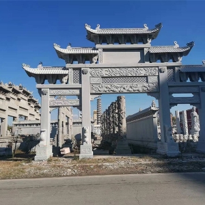 村口石牌坊美麗鄉(xiāng)村建設(shè)中一道靚麗的風景