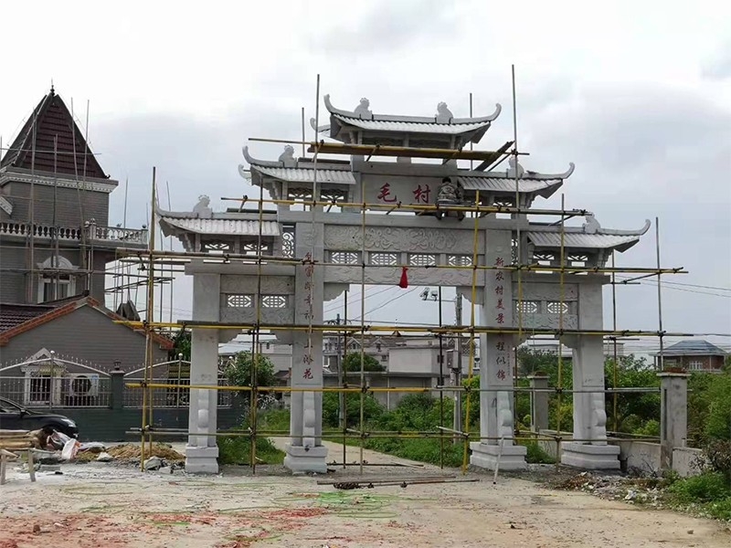 石牌坊廠(chǎng)家介紹村口石牌坊的建造樣式及功能